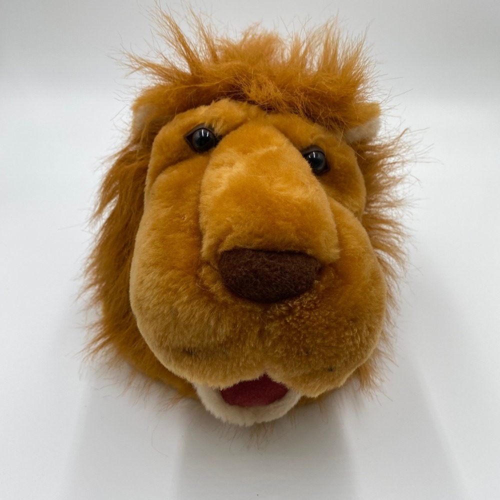 Lion Puppet Plush Hand Toy Stuffedโ Animal Kids Pretend Play